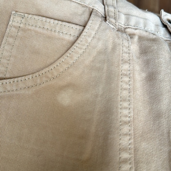 John Galt NWT Wide Leg Boot Flare Tan Khaki Pants Size Small Trendy Bottoms $42 - Picture 5 of 13